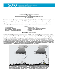 Backcountry Lightning Risk Management