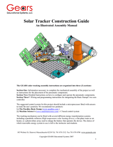 Solar Tracker Construction Guide