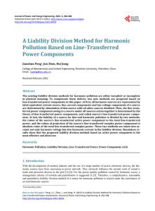 A Liability Division Method for Harmonic Pollution Based on Line