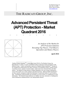 Advanced Persistent Threat (APT) Protection - Market