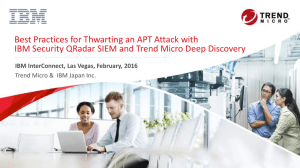 Best Practices for Thwarting an APT Attack with IBM Security