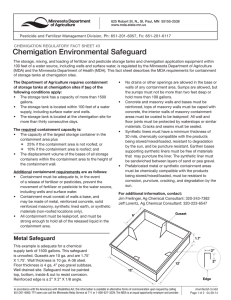 Chemigation Environmental Safeguard