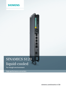 SINAMICS S120 liquid-cooled