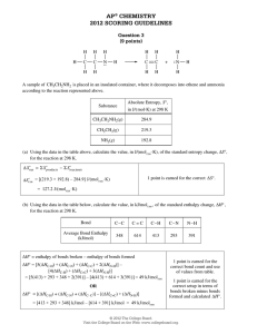 ap® chemistry 2012 scoring guidelines - AP Central