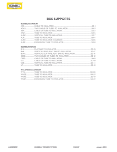 bus supports - Hubbell Power Systems
