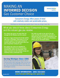MAKING AN - Consumers Energy