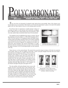 Polycarbonate Newsletter
