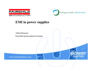 EMI in power supplies