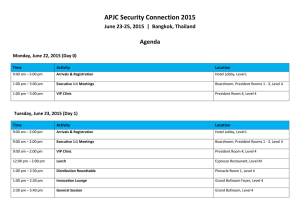 APJC Security Connection 2015