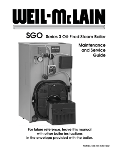 Maintenance and Service Guide SGO Series 3 Oil