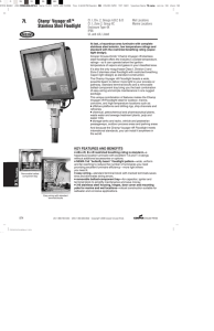 Champ Voyager nR Stainless Steel Floodlight