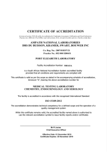 M0143A.12.15 - South African National Accreditation System