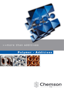 more than additives Polymer