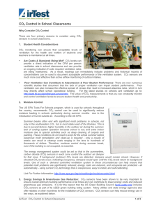 CO2 Control In School Classrooms