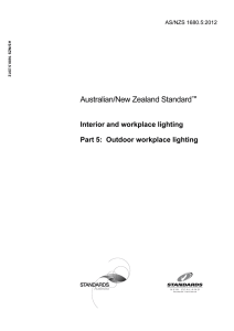 AS/NZS 1680.5:2012 Interior and workplace lighting