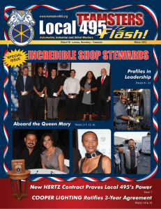 Winter 2012 - Teamsters Local 495