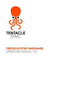 Tentacle Hardware Manual English