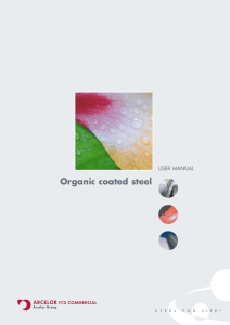 Organic coated steel