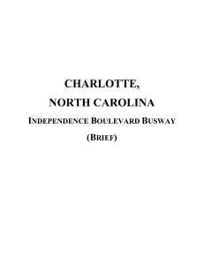 charlotte, north carolina - Transportation Research Board