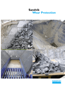 Sandvik Wear Protection - Sandvik Mining and Construction