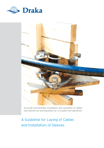 A Guideline for Laying of Cables and Installation