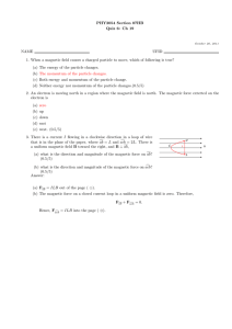 PHY2054 Section 07HB Quiz 6: Ch 19 NAME UFID 1. When a