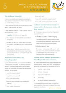 Person Responsible - Guardianship and Administration Board