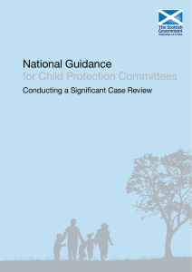 National Guidance for Child Protection Committees for Conducting a