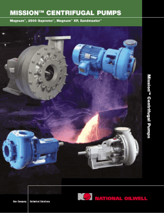 Mission centrifugal pump - Continental Supply Company