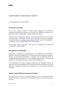 independent assurance report