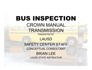 Bus Inspection Presentation