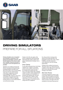 driving simulators prepare for all situations
