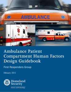 Ambulance Patient Compartment Human Factors Design