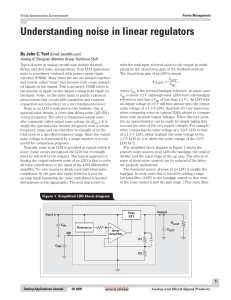 Understanding noise in LDO linear regulators