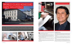 world class adhesive tape solutions