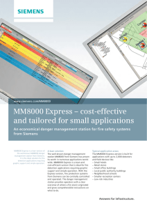 MM8000 Express – cost-effective and tailored for small