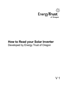 How to Read your Solar Inverter