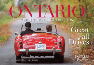 Great Fall Drives - Immigration en Ontario