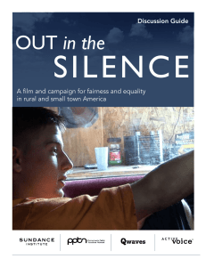 Out in the Silence: Discussion Guide