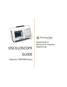 Oscilloscope - Tektronix TDS3000 Series Guide