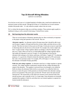 Top 10 Aircraft Wiring Mistakes