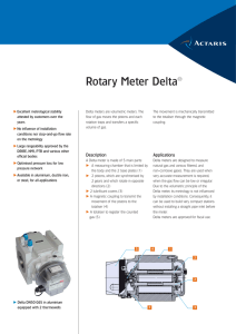 Rotary Meter Delta