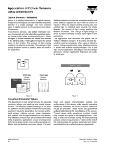 Application of Optical Sensors