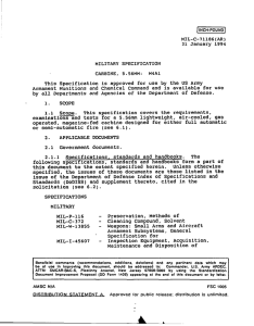 MIL-C-71186(AR) 31 January 1994 MILITARY SPECIFICATION