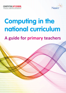 Computing in the national curriculum