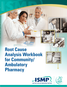 Root Cause Analysis Workbook for Community