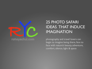 25 PHOTO SAFARI IDEAS THAT INDUCE IMAGINATION