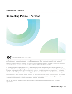 Connecting People + Purpose – Steelcase