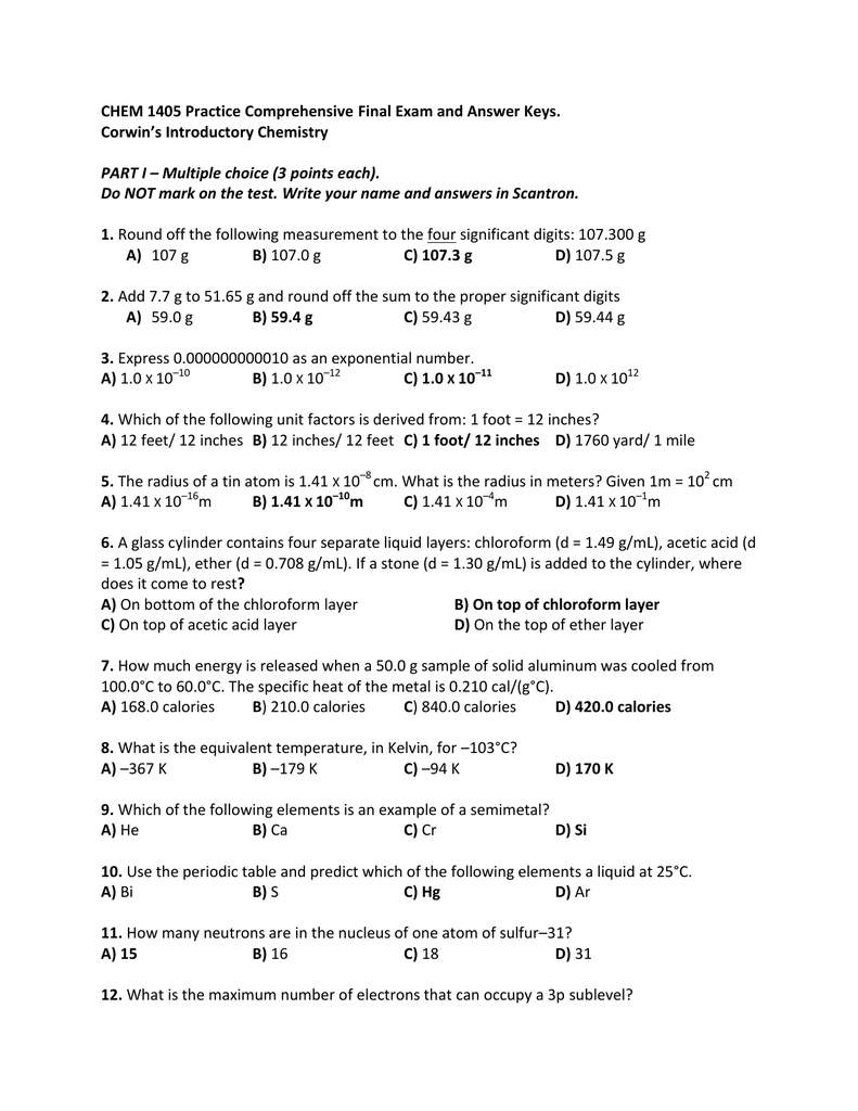 phd comprehensive exam sample