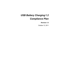 USB Battery Charging 1.2 Compliance Plan rev 1.0